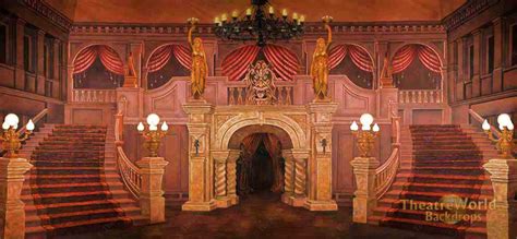 Haunted Mansion Foyer Backdrop Rentals | TheatreWorld®