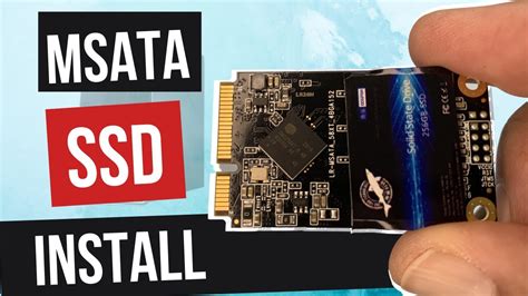 How to install a mSATA SSD in a Desktop Computer - YouTube