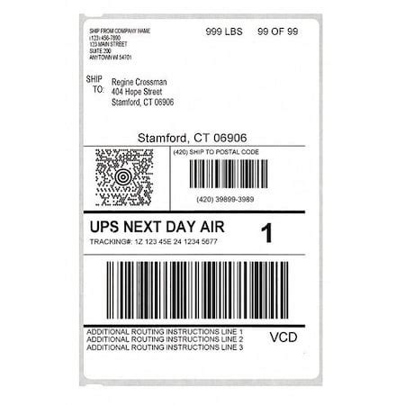 DYMO 1744907 LabelWriter White Shipping Labels, 4x6", 220 Labels ...