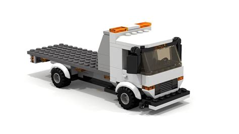 LEGO flatbed tow truck | Building instructions: www.youtube.… | Flickr