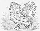 Chocobo Dragon Chick Coloring Page 2 By Zyqik On DeviantArt sketch template