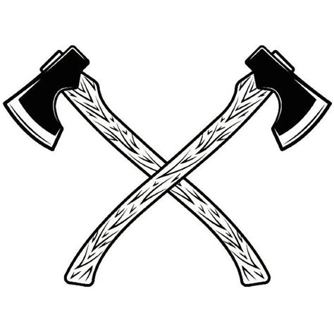 Hatchet Axe Drawing Pin On Cold Weapon Concept - WA 0852-1145-2294 ...