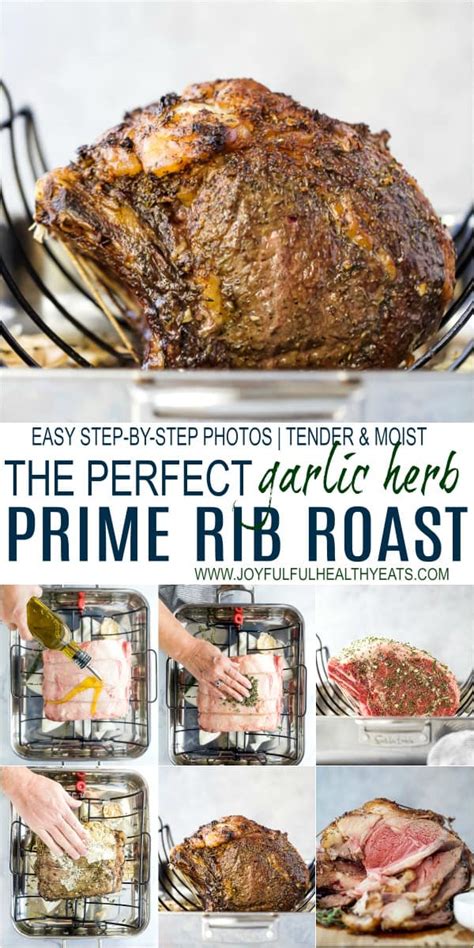 Perfect Garlic Herb Prime Rib Roast Recipe + Cooking Tips