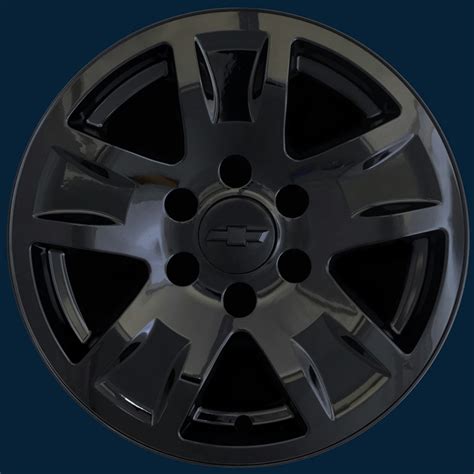 2014-2018 Chevrolet Silverado 1500 # 7565-GB 17" Gloss Black Wheel ...