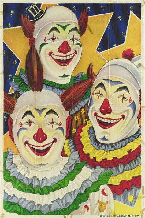 Circus poster of clowns from the collection of Jaap Best | Circus poster, Vintage circus posters ...