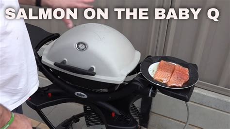 WEBER BABY Q : HOW TO COOK PERFECT SALMON ON THE WEBER Q - YouTube