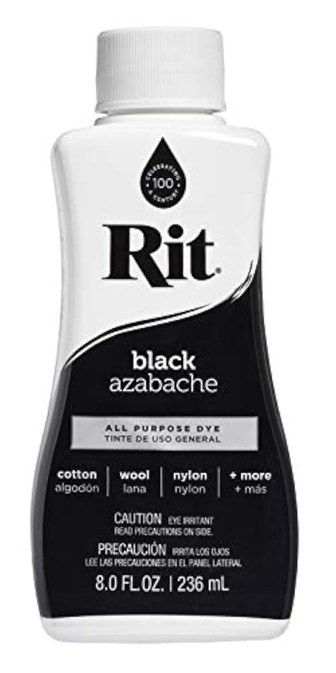 Black Dye For Clothes Liquid Rit All-Purpose Liquid Paint Dye Restore ...