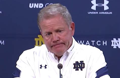 Recent Brian Kelly quote about leaving Notre Dame is going viral