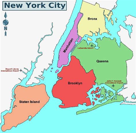 Barrios de Manhattan, qué ver y mapas | Mapa nueva york, Nueva york turismo, Mapa de manhattan