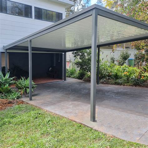 DIY Freestanding Flat Roof Carport Kit | Modern & Reliable