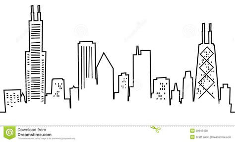 Cartoon Chicago Skyline | Chicago art, Chicago art print, Free art prints