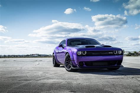 HD wallpaper: Dodge Challenger, Purple | Wallpaper Flare