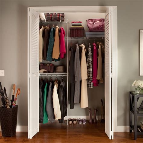 ClosetMaid Up to 5 ft. Closet Organizer | Closet organizing systems, Small closet organization ...