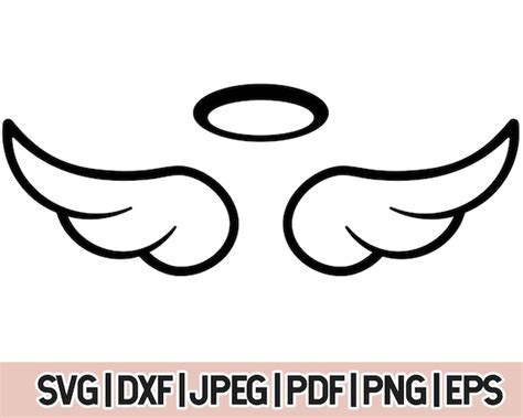 Angel Wings Svg Angel Wings PNG Angel Wings Silhouette Cut - Etsy