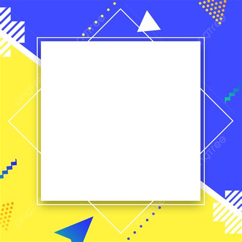 Bright Lively Blue Yellow Creative Geometric Through Train Background, Advertising Background ...