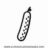 Dibujo De Pepino Para Colorear  Ultra Coloring Pages sketch template
