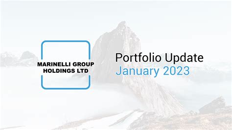 Portfolio Update - January 2023 - Matteo Marinelli
