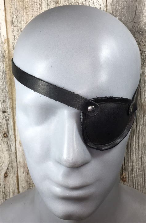 Leather molded Pirate eye patch