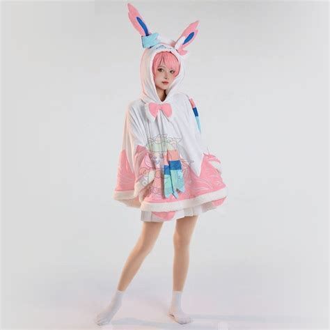 Anime Sylveon Cosplay Cloak Sylveon Cosplay Costume - Etsy