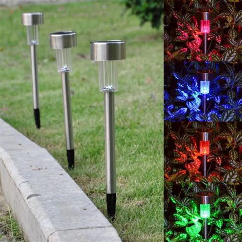 5 PCS Led Solar Light For Garden Decoration Outdoor Pathway Waterproof ...