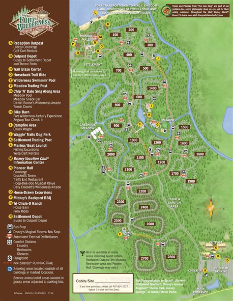 Disney’s Fort Wilderness Resort Map - Disney World Campground