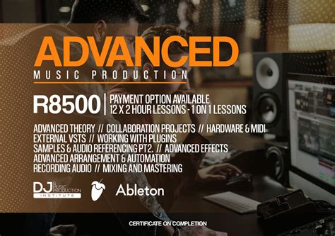 Advanced Music Production Course – DJ And Music Production Institute