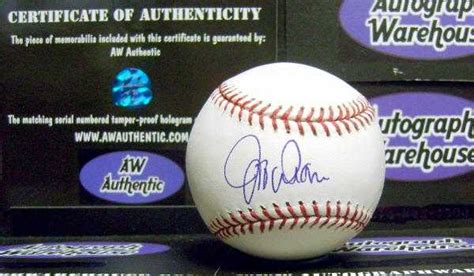 Jeff Weaver autographed Baseball