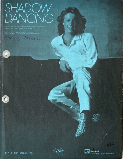 ANDY GIBB - SHADOW DANCING (BEE GEES) SHEET MUSIC - RARE | eBay | Andy ...