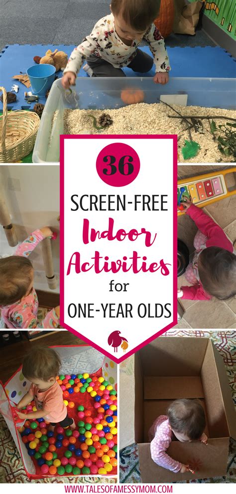 36 Screen-Free Indoor Activities for One Year Olds - Tales of a Messy Mom