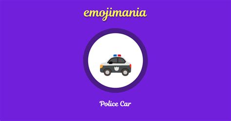 🚓 Police Car emoji Copy & Paste - Emojimania