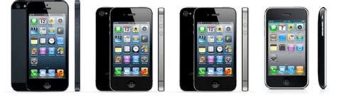 iPhone 5 vs. iPhone 4S vs. iPhone 4 vs. iPhone 3GS: Specs And Features ...