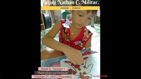 Week-6: "Balangkas ng Katawan" Kindergarten - YouTube