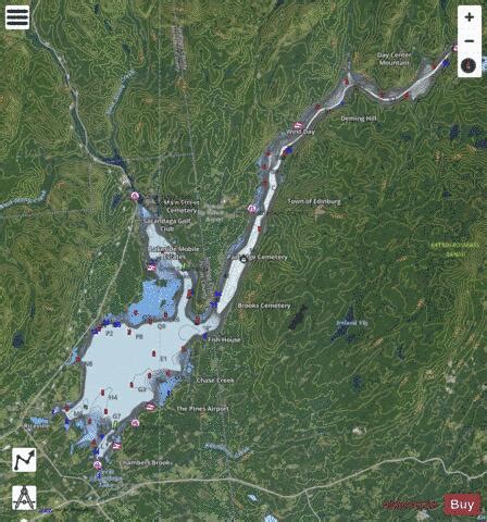 Great Sacandaga Lake Fishing Map | Nautical Charts App