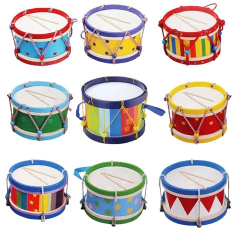 New Arrival Baby Wooden Drum Percussion Musical Band Toy - Buy Toy Drum ...