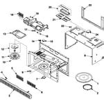 Samsung SMH4150WD/XAA microwave/hood combo parts | Sears PartsDirect