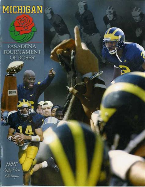 1998 Rose Bowl, University of Michigan Athletics