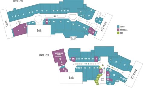 Mall Of Georgia Map Of Stores - Map Of Africa By Country