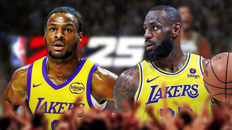 Lakers' Bronny James Appears in NBA 2K25 Trailer with LeBron