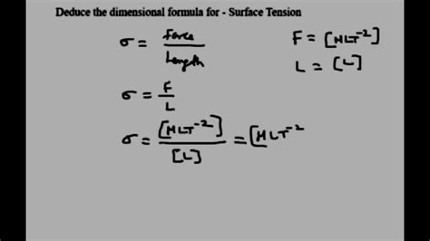 Découvrir 70+ imagen formule tension de surface - fr.thptnganamst.edu.vn