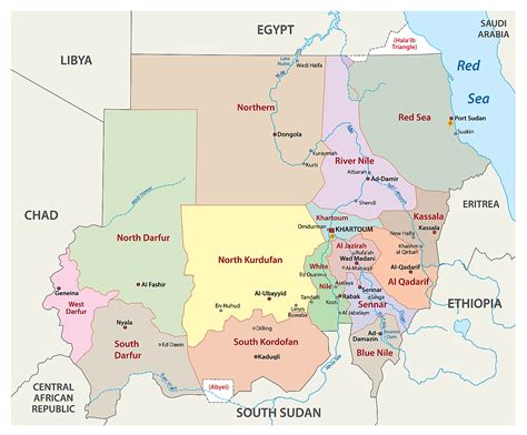 Khartoum Map Africa / Sudan The World Factbook : Africa map zoomschool ...