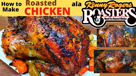 ROASTED CHICKEN ala KENNY ROGERS | Best CRACKED PEPPER Roast Chicken Turbo Broiled Style Recipe ...