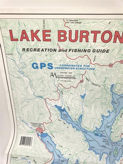 Map Of Lake Burton Georgia - Printable Online