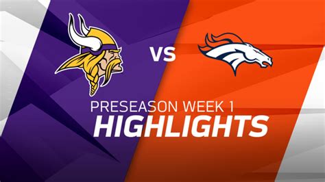 Vikings vs. Broncos highlights