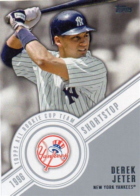 Derek Jeter Baseball Card | Derek jeter, Derek jeter baseball card ...