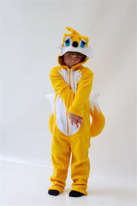 Sonic Tails Onesie Age 7-11/ Tails Gift/sonic Onesie/ / Sonic - Etsy UK