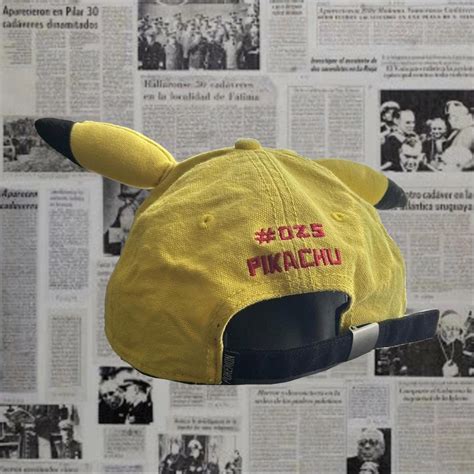 OFFICIAL POKÉMON PIKACHU HAT! Has adjustable strap... - Depop