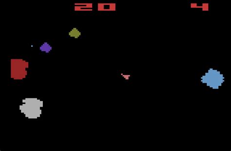 Game review: Atari Asteroids for #Atari 2600