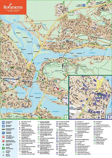 Rovaniemi Tourist Map 2023 - Visit Rovaniemi