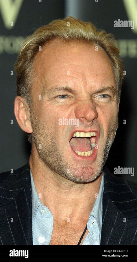 Singer sting during photocall book signing for his autobiography hi-res stock photography and ...