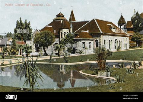 Pasadena Public Library Stock Photo - Alamy